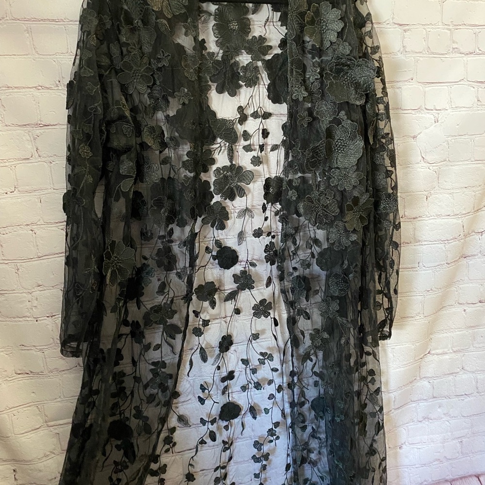 NWT Anthropologie Maeve floral duster